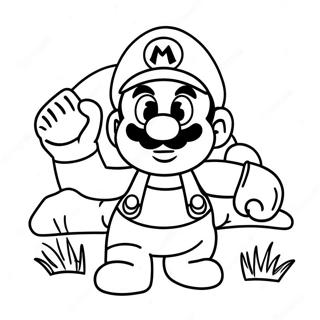 Pagina Para Colorir Do Filme Super Mario Bros 4740-3775