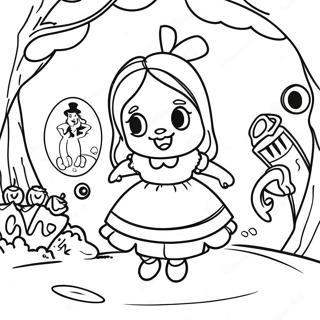 Pagina Para Colorir Do Pesadelo De Alice No Pais Das Maravilhas 47773-37773