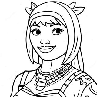 Pagina Para Colorir Da Imani Do Fortnite Em Traje Colorido 48104-38033