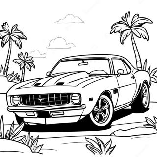 Pagina Para Colorir Do Carro Esportivo Camaro 4840-3853