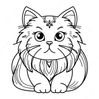 Pagina Para Colorir Do Gato Persa 48853-38636