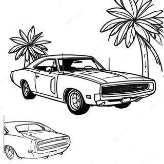 Dodge Charger 1970 Páginas Para Colorir