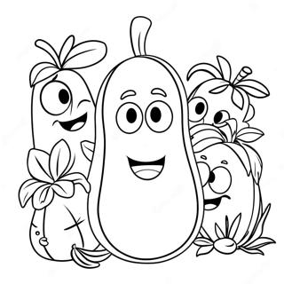 Pagina Para Colorir Do Veggietales 4960-3947