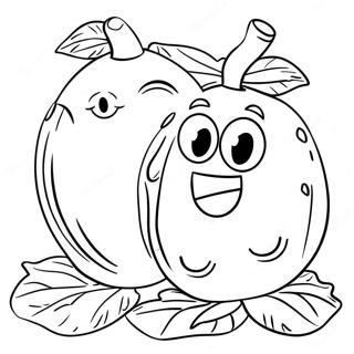 Pagina Para Colorir Do Bob O Tomate E Do Larry O Pepino 4961-3955