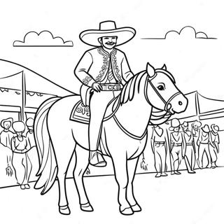 Dias De Charro Páginas Para Colorir