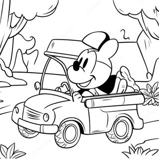 Pagina Para Colorir Aventura De Safari Do Mickey Mouse 51143-40440