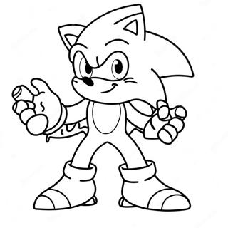 Pagina Para Colorir Do Monstro Sonic 51303-40575