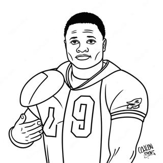 Barry Sanders Páginas Para Colorir