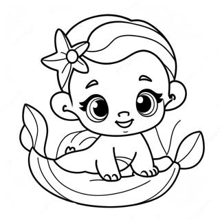 Bebê Princesa Disney Páginas Para Colorir