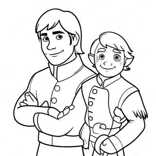 Pagina Para Colorir Kristoff E Sven 52373-41430