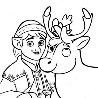 Pagina Para Colorir Kristoff E Sven 52373-41431