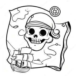 Pagina Para Colorir Piratas Do Mapa Do Tesouro 53424-42261