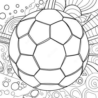 Pagina Para Colorir De Bola De Futebol Colorida 55214-43675