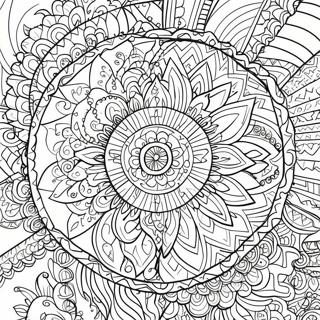 Pagina Para Colorir De Mandala De Linhas Finas 56563-44743