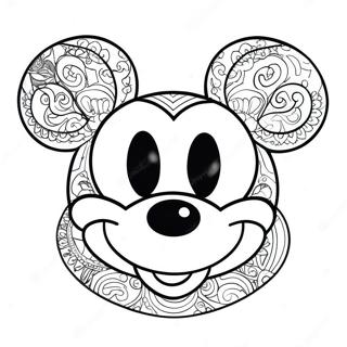 Pagina Para Colorir De Tatuagem Do Mickey Mouse 57154-45225