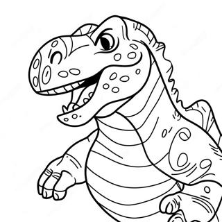 Pagina Para Colorir Do T Rex Ferocidade 57224-45270