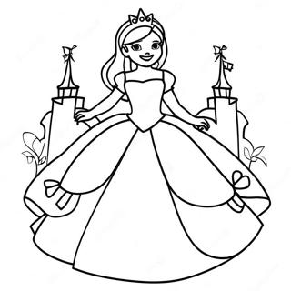 Pagina Para Colorir Do Jogo Da Princesa 57243-45292