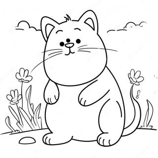 Pagina Para Colorir Do Gato Do Simon 57263-45310