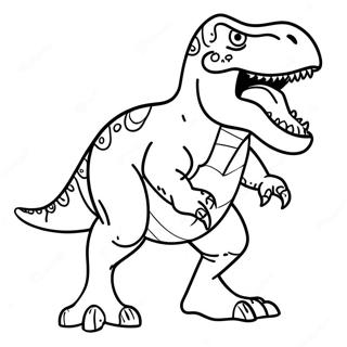 Pagina Para Colorir Do T Rex Ferocidade Rugindo 57944-45852