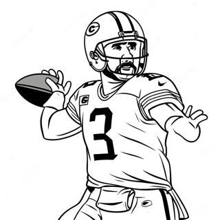 Pagina Para Colorir Do Aaron Rodgers Passando A Bola 59044-46718