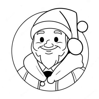 Pagina Para Colorir Super Heroi Festivo Com Chapeu De Papai Noel 59224-46864