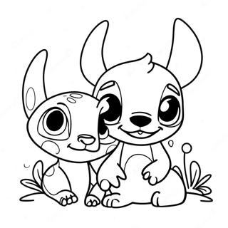 Lilo E Stitch Páginas Para Colorir