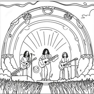 Pagina Para Colorir Do Concerto Classico Do Led Zeppelin 60054-47521