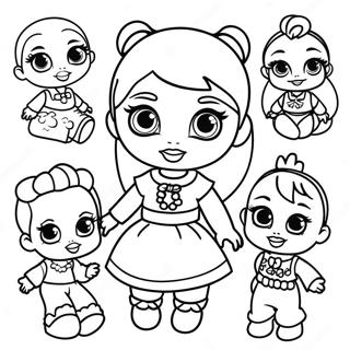 Baby Bratz Páginas Para Colorir