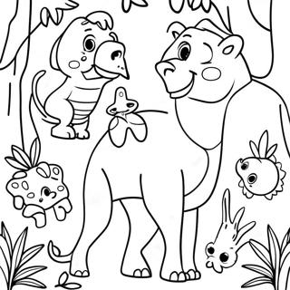 Paginas Para Colorir Dos Animais Coloridos Da Selva 61994-49041