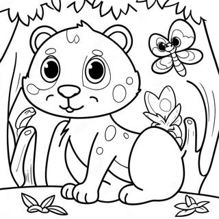 Paginas Para Colorir Dos Animais Coloridos Da Selva 61994-49043