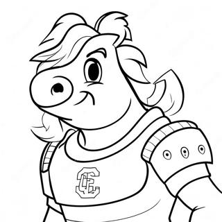 Pagina Para Colorir Do Mascote Dos Trojans Da Usc 66175-52373