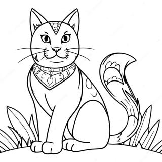 Pagina Para Colorir Dos Gatos Guerreiros 66744-52806