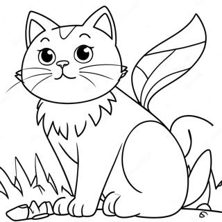 Pagina Para Colorir Dos Gatos Guerreiros 66744-52807