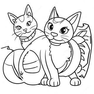 Pagina Para Colorir Dos Gatos Guerreiros Fierce Em Batalha 66745-52817