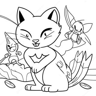 Pagina Para Colorir Dos Gatos Guerreiros Fierce Em Batalha 66745-52818