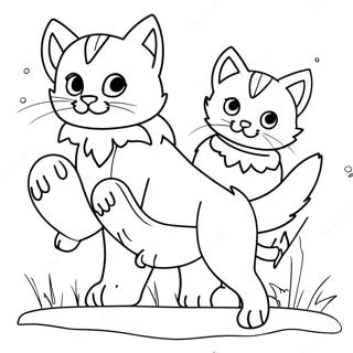 Pagina Para Colorir Dos Gatos Guerreiros Fierce Em Batalha 66745-52819