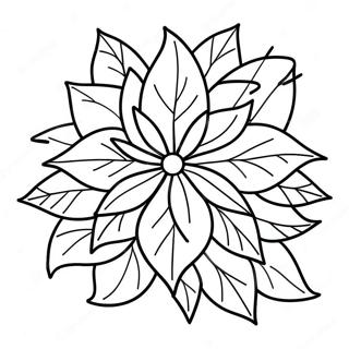 Pagina Para Colorir De Flor De Poinsettia 67834-53668