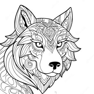 Pagina Para Colorir Da Cabeca De Lobo 68024-53820