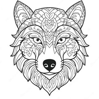 Pagina Para Colorir Da Cabeca De Lobo Majestosa 68025-53823