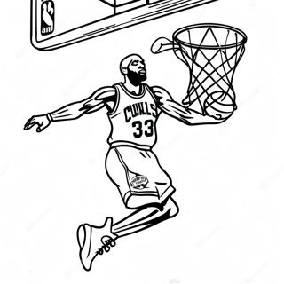 Pagina Para Colorir De Jogador Da Nba Dando Enterrada 6821-5429