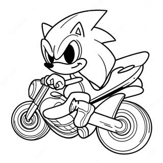 Sonic Riders Páginas Para Colorir