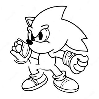 Pagina Para Colorir Do Tripulante Sonic Among Us Em Acao 68625-54327