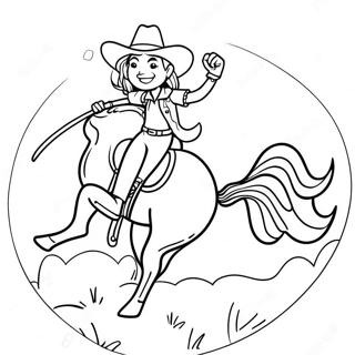 Pagina Para Colorir De Jessie Cowgirl Montando Bullseye 68925-54554