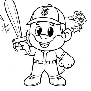 Sf Giants Páginas Para Colorir