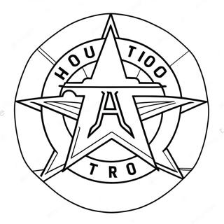 Pagina Para Colorir Logo Dos Houston Astros 70114-55487