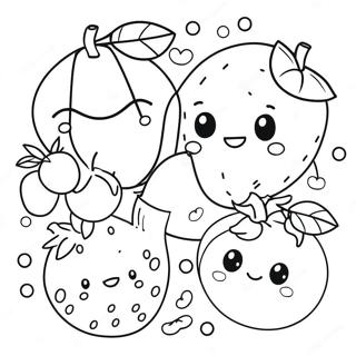 Pagina Para Colorir De Frutas Chibi Fofas 70505-55798