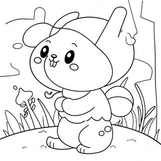 Abelha E Puppycat Páginas Para Colorir