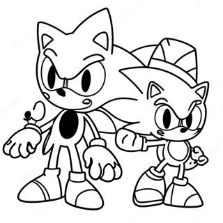 Forças Sonic Páginas Para Colorir