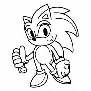 Fnf Sonic Páginas Para Colorir