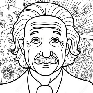 Albert Einstein Páginas Para Colorir